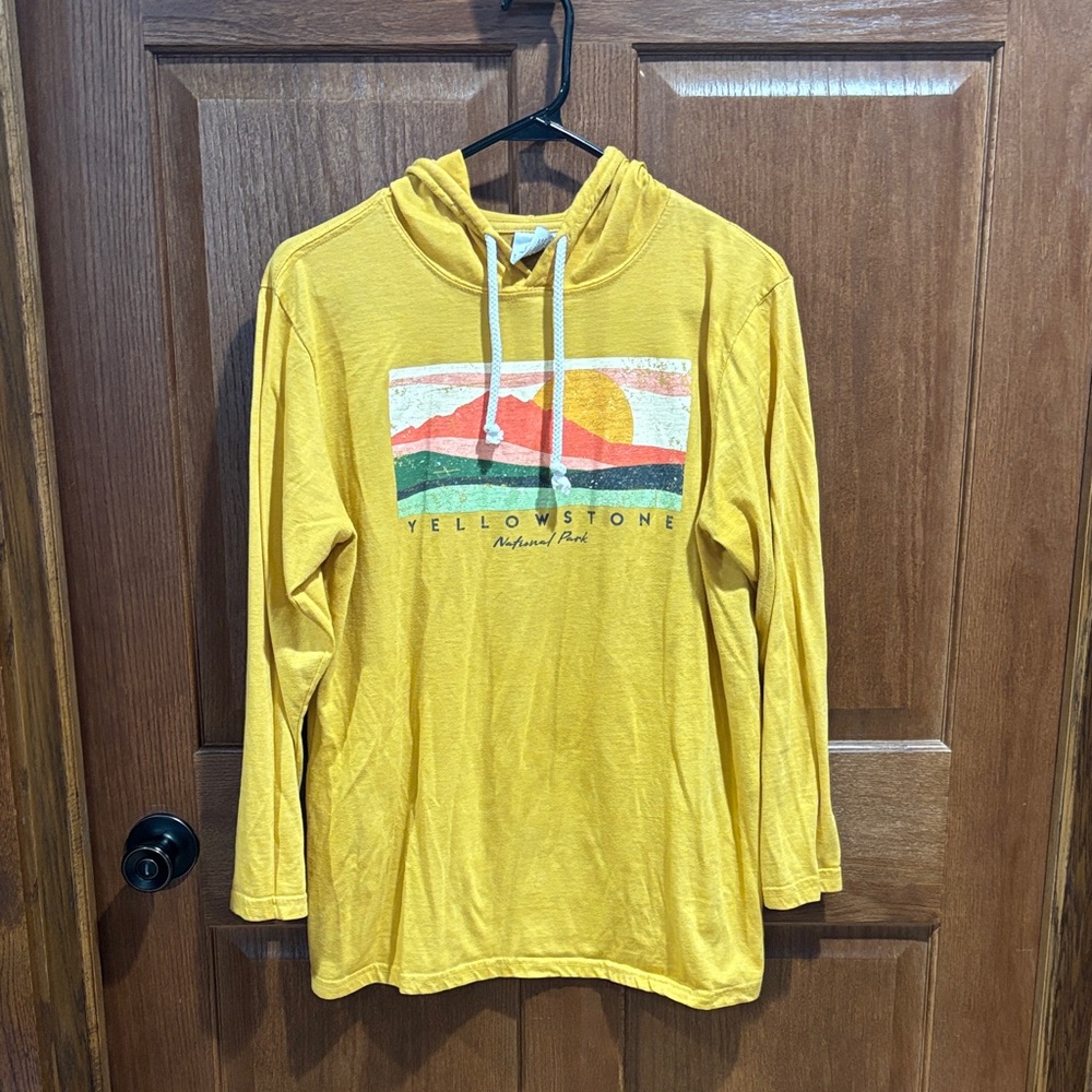Yellowstone Graphic Hoodie - Mustard Yellow